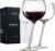 Drunk and Tipsy Funny Leaning Wine Glasses – Set of 2-15.5OZ Unique Wine Glasses for Red or White Wine – Humorous Novelty Drinkware for Parties, Bars, and Home Gift Idea – Dishwasher Safe Glassware