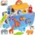 KMTJT Wooden Noah’s Ark Shape Sorter with Bible Story Book (Baptism Gift)