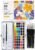 Grabie 50 Colors Watercolor Paint Set, Detail Paint Brush Included, Watercolor Paints, Painting Sets, Art Supplies for Painting, Travel Watercolor Set, Amateur Hobbyists
