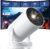 CLOKOWE Mini Projector with WiFi and Bluetooth, Built-in Apps, Smart Portable Projector with 180° Rotation, Auto Keystone, Support 1080P, Compatible with HDMI/USB/TV Stick/Smartphone/Laptop