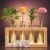 Plant Propagation Station with Wooden Stand and LED Light, 4 Glass Test Tubes for Hydroponic Plant Cuttings, Desktop Terrarium for Indoor Plants, Gardening Gifts for Women Mom Plant Lovers