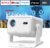 【Officially-Licensed APP & 3200 ANSI】4K Mini Outdoor Projector with WiFi and Bluetooth, VOPLLS Smart Portable Movie Wireless TV Projector for Bedroom/Home/Gaming/USB GPS Receiver