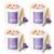 AOOVOO Lavender Candles Set for Women – 4 Pack Candles for Home Scented, Aromatherapy Candle with Crystals Inside, 28 oz 200 Hour Long Lasting, Birthday Gifts Mothers Day Candle for Women Mom