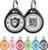 Dog Tags Personalized, QR Code Pet ID Tags for Dog Collar, Online Profile, Scan Location Alerts, Black