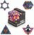 Shashibo Sensory Fidget Toy for Adults & Kids, Stress Relief Fidget Toy for Adults, Teens & Kids, Cool Fidget Toys for Desk, Classroom Must Have, Sensory Shape Shifting Cube, 100+ Possible Shapes