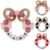 Personalized Baby Teether Ring with Name Custom Silicone Rattle Teething Bracelet with Natural Beech Wood Customizable Toddler Newborn Baby