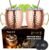 LIVEHITOP Moscow Mule Copper plated Mugs Set of 2, Copper Cups 19.5 Oz Cocktail Kit with Straw Coaster for Wine, Beer, Cold Drink, Bar, Party, Gifts
