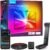 Govee TV Backlight 3 Lite with Fish-Eye Correction Function Sync to 55-65 Inch TVs, 11.8ft RGBICW Wi-Fi LED Strip Lights with Camera, 4 Colors in 1 Lamp Bead, Voice and APP Control, Adapter