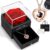 HEGUD Preserved Real Rose with I Love You Necklace (100 Languages)