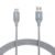 Amazon Basics Nylon Braided USB-C to USB-A 2.0 Fast Charging Cable, 480Mbps Speed, USB-IF Certified, for Apple iPhone 16/15, iPad, Samsung Galaxy, Tablets, Laptops, 10 foot, Dark Grey