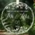 Custom Wedding Gifts for Couples, Bridal Shower Gifts for Bride, Mr and Mrs Gift, Just Married Decorations, Crystal Glass Christmas Ornaments