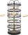 MODOWEY Rotating Earring Holder Organizer Stand, 5 Tier Metal Tree Display for Women Vendors, 220 Holes Adjustable Jewelry rack for Stud Hoop Dangle Storage, Trendy Carousel Keeps Dresser Neat, Black