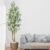 HZXGCP Artificial Olive Tree 6ft with Adjustable Branches & White Pot