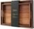 Fibogollo Set of 2 Acacia Wood Serving Tray with Handles,Decorative Trays Platter,Breakfast Tray in Bed,Food Drinks Tray for Eating,Working,Storing(Brown)