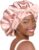 YANIBEST Adjustable Satin Bonnet for Sleeping Women Double Layer Hair Wrap Reduce Friction Prevent Frizz Natural Curly Hair