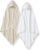 Burt’s Bees Baby Infant Hooded Towels, Organic Cotton, Unisex Bath Essentials, Nursery Towel with Hood Set, 29 x 29 in, 2-Pack
