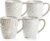getstar Large Coffee Mugs 18 oz – Set of 4 with Big Handles, Ceramic (Microwave & Dishwasher Safe)