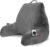 Nestl Reading Pillow with Shredded Memory Foam, Designed for Sitting Up in Bed and Couch, Back and Arms Adjustable Support for Adult & Teens Backrest Pillows for Reading, with Washable Cover Dark Grey