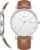 BUREI Ultra Thin Minimalist Men Watch, All Black Stainless Steel Mesh Band,Analog Waterproof Casual Business Wristwatch, Gift for Father