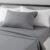 Amazon Basics Lightweight Breathable Brushed Microfiber 3-Piece Bed Sheet Set Wi