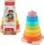 Fisher-Price Wood Rock-a-Stack (8-Piece Wooden Ring Stacker)