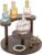 3 Tier Perfume Organizer Stand, Wooden Makeup Organizer Shelf for Vanity, Desktop Display Stand for Fragrance Cologne Storage, Compact Tiered Display Rack for Dresser Countertop, Dark Brown Finish