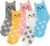 AGRIMONY Women’s Cat Socks Cute Animal Socks Cat Mom Dog Mom Gifts for Women Teen Girls -Valentines Birthday Gifts for Wife