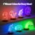Personalized Baby Gift Name Night Light for Kids Girls Boys Nursery Decor with Stars & Cloud Acrylic Light – Includes Remote and Color-Changing, Laser Engraved in The USA