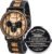 BOBO BIRD Mens Personalized Engraved Wooden Watches, Stylish Wood & Stainless Steel Combined Quartz Casual Wristwatches for Men Family Friends Customized Watch