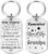 Resdink Remember I Love You Grandpa Fathers Day Gift Keychain – Happy Birthday Gift Ideas for My Grandpa, Personalized Grandfather Fathers Day Key Chain for Men