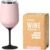 Huski Wine Tumbler 2.0 – Insulated Stainless Steel with Detachable Stem (Powder Pink)