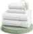 LANE LINEN Queen Sheets 100% Organic Cotton 4pc Percale Cooling – White | Queen Sheet Set, GOTS Certified Organic Cotton Percale – Crisp, Cool & Breathable, For Hot Sleepers, All-Season Comfort