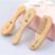 Personalized Wooden Hair Brush Set with Soft Goat Bristles – Toddler Cradle Cap Brush and Newborn Baby Registry Gift
