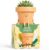 Original Earthlings Plant Pots – Succulent Pots, Indoor Planter with Removable Drainage Plug, Teacher Appreciation Gifts, Desk & Office Decor, Garden Decor, Plant Lover Gifts, 4 Inch – Sitting Pot