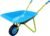 G & F Kids Metal Wheelbarrow, Child-Size Steel Garden Wheelbarrow for Toddlers & Kids, Sturdy Single-Wheel Design for Outdoor Play, Gardening & Sandbox Fun Activities, 28″ H x 12″ W Kid Size