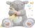 BEREST Rechargeable Baby Sleep Soother — White Noise, Heartbeat & Night Light Projector