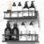 YASONIC Adhesive Shower Caddy – Rustproof Organizer, 2-Pack