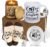 iAOVUEBY Coffee Gifts, 6PCS Coffee Gift Basket, Coffee Lover Gift Set Includes Coffee Mug Spoon Rest Holder Coffee Socks Keychain, Birthday Christmas Gift for Women Men Coffee Lover Friends