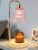 GODONLIF Pink Candle Warmer Lamp with Cycle Timer, Birthday Gifts for Women Mom Her, House Warming Gifts New Home Room Decor, Wax Melt Warmer for Jar Candles with 2 Bulbs