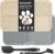 MateeyLife 2PCS Large Lick Mat for Dogs with Suction Cups, Slow Feeder Bowls,Cat Lick Mat for Anxiety Relief, Dog Toys to Keep Them Busy, Cat Licking Pad for Boredom (Gray&Beige, 9.9” × 6”)