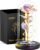 Otlonpe Preserved Glass Rose Flower Lamp – LED Forever Rose in Dome, Keepsake Gift for Mom & Grandma
