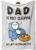 Funny Fathers Day Dad Gifts from Daughter Son Wife, Birthday Gifts for Dads, Dad is Not Sleeping Blanket, Super Soft Throws Blanket for Napping, 60″ x 50″ (Gray)