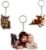 Personalized Photo Dog Cat Acrylic Keychain Custom Keyring Backpack Pendant Gift