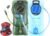 2 Pack Hydration Bladder 2 Liter/70 oz – Water Bladder Pack of 2(1 Piece Blue+1 Piece ArmyGreen) – BPA Free Hydration Pack Replacement