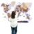 Enjoy The Wood 3D LED 3.0 Wood World Map Wall Art Modern Home Decor Gifts LED Lighting Wall Decor Housewarming Gift Idea Travel Wooden Maps Pinboard with Backlighting (Wall Art)