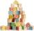 SainSmart Jr. Wooden ABC Building Blocks (40-Piece, Alphabet & Counting)