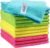 HOMEXCEL Microfiber Cleaning Cloth,12 Pack Cleaning Rag,Cleaning Towels with 4 Color Assorted,11.5″X11.5″(Green/Blue/Yellow/Pink)