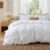 Bedsure Duvet Cover Queen – 3-Piece Soft Brushed Set, White