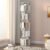 Rotating Bookshelf 5 Tier Tower, Round Spinning Bookcase 360° Revolving, MDF Kids Bookshelf with Adjustable Shelves for Small Spaces, Corner, Office, Easy Assembly Sturdy Organizer