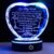 YWHL ‘To My Wife’ Crystal Heart with LED Base